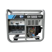 Генератор дизельный 5,0 кВт 220В с электростартером и колесами TOR KM5000D