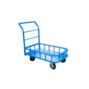 Тележка платформенная TOR ТП-МБ (700х1000) с бортами (колеса 200мм)