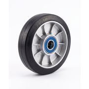 Колесо резиновое 160х50 мм с подшипником для тележек гидравлических JC/DF-III/DB/BFC