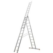 Лестница 3-х секционная алюминиевая 3*13